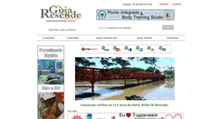 Desktop Screenshot of guiaresende.com.br